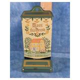 VTG. TIN MATCH BOX HOLDER JASCO HONG KONG