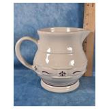 LONGABERGER WOVEN TRADITIONS RED POTTERY PITCHER