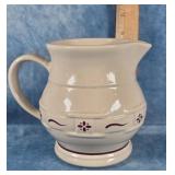 LONGABERGER WOVEN TRADITIONS RED POTTERY PITCHER