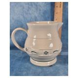 LONGABERGER WOVEN TRADITIONS GREEN POTTERY PITCHER