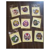9 SUPER MARIO BROS. DIAMOND ART DECOR STICKERS