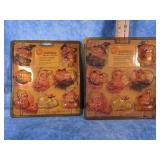 VTG. WILTON GARFIELD HALLOWEEN CANDY MOLDS