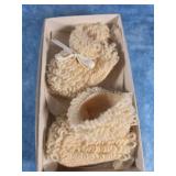VTG. CROCHET BABY BOOTIES