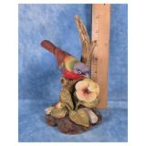 LEFTON BUNTING BIRD FIGURINE