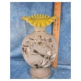 VICTORIAN BRISTOL GLASS VASE 10.5'