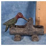 VINTAGE CAST IRON TOOTHPICK DISPENSER
