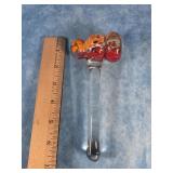 HAND-BLOWN ART GLASS JUDGE'S GAVEL