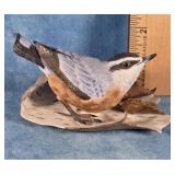 LENOX RED-BREASTED NUTHATCH BIRD FIGURINE