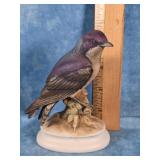 LEFTON PURPLE MARTIN BIRD FIGURINE