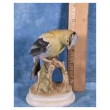 LEFTON GOLD FINCH BIRD FIGURINE