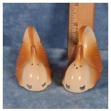 VTG. FISH SALT & PEPPER SHAKERS