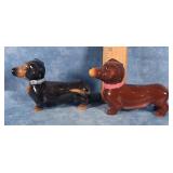 VTG. DOG SALT & PEPPER SHAKERS