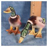 VTG. DUCK SALT & PEPPER SHAKERS