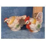 VTG. ROOSTER SALT & PEPPER SHAKERS