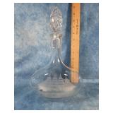 VINTAGE GLASS DECANTER