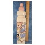 1986 CAMBIUM DESIGNS CERAMIC BABY BOTTLE BANK