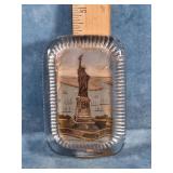 VINTAGE STATUE OF LIBERTY GLASS PAPERWEIGHT
