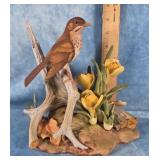 ANDREA BY SADEK VEERY THRUSH PORCELAIN FIGURINE