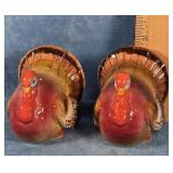 VTG. TURKEY SALT & PEPPER SHAKERS