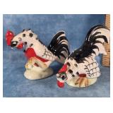VTG. ROOSTER SALT & PEPPER SHAKERS