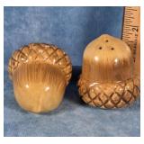 ACORN SALT & PEPPER SHAKERS