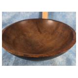 1950'S WOODEN DOUGH BOWL BY KENNEDY BROS.
