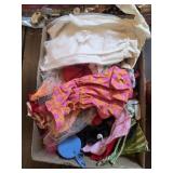 VINTAGE BARBIE DOLL CLOTHES AND SHOES BOX LOT