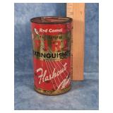 VTG. RED COMET 'FLASHOUT' FIRE EXTINGUISHER FULL