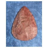 NATIVE AMERICAN BI-FACE CACHE BLADE 4" x 3"