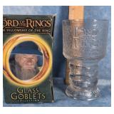 2001 BURGER KING LORD OF THE RINGS GLASS GOBLET