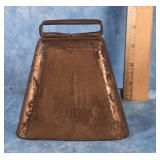 PRIMITIVE RUSTIC BRASS COW BELL