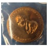 JAMES K. POLK  PRESIDENTIAL BRONZE MEDAL