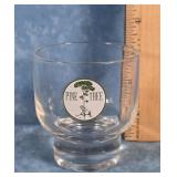 SET OF 6 PINE TREE GOLF CLUB GLASSES
