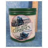 VTG. JOHN DEERE COMBINES ANNIVERSARY TIN