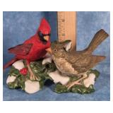 HOMCO PORCELAIN CARDINAL FIGURINE