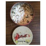 TIN OF OLD BUTTONS