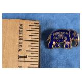 HOOVER & CURTIS ELEPHANT CAMPAIGN PIN