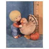 1987 ENESCO COUNTRY COUSINS THANKSGIVING FIGURINE