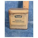REXALL SODIUM BICARBONATE TIN CAN FULL