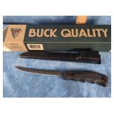 BUCK FIXED BLADE FISHING KNIFE 123U WITH BOX