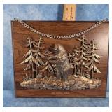 2 " COUNTRY U.S.A." 3D WALL PLAQUES