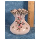 LEFTON CHINA PINK PORCELAIN VASE