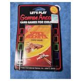 SPACE ROCKETS CHILDRENS CARD GAME NEW OLD STOCK