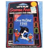SEA WORLD FISH CHILDRENS CARD GAME NEW OLD STOCK