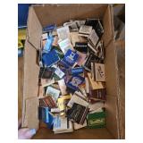 VINTAGE MATCHBOOKS BOX LOT