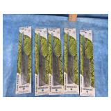 5 VISTRON-PRO HAND FINISHED ALUMINUM COMBS NOS