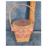 LONGABERGER 2002 HORIZON OF HOPE BASKET W LID