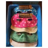 LUMINOUS GLOW IN THE DARK MASKS BOX LOT