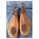 ANTIQUE WOODEN VENTED SHOE STRETCHER FORMS
