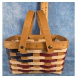 LONGABERGER 2009 LITTLE MARKET FLAG BASKET
